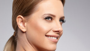 Natural Beauty Portrait. Beautiful Spa Woman . Perfect Fresh Ski